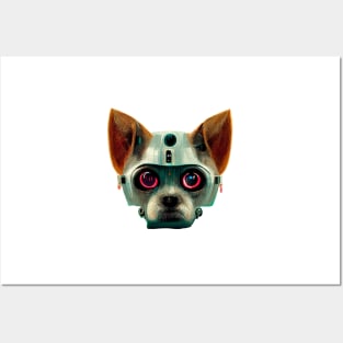 Robodog 2, the robot terrier puppy Posters and Art